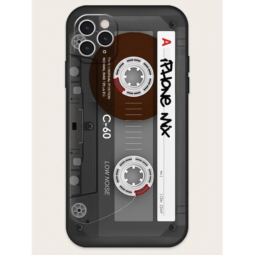 💥3for$28 New Retro Tape Cassette Cellphone Cover IPhone 7P 8P Case